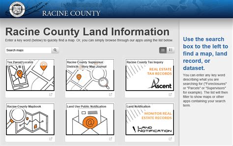 Racine county gis - Grant County GIS Wisconsin Statewide GIS. Wisconsin DNR GIS FEMA Floodplain GIS Main Contact Information. Richland County Land Information 181 W. Seminary Street Richland Center, WI 53581. 608-647-2447. Michael Bindl – Zoning Administrator. Office Hours. Monday - Friday 8:30am to 4:30pm.